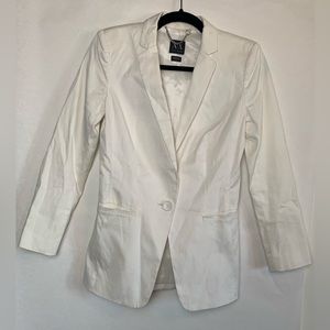 Armani Exchange White Blazer